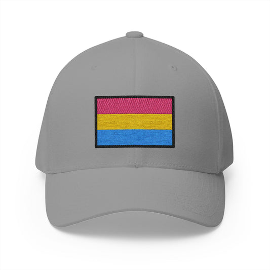 Pansexual Emoji Grey Cap – Premium by Capmoji