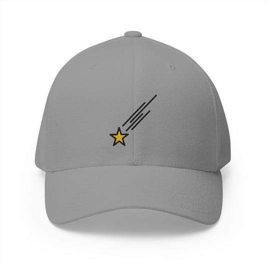 Shooting Star Emoji Grey Cap – Premium by Capmoji