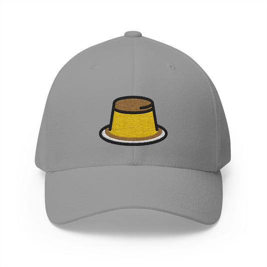 Custard Emoji Grey Cap – Premium by Capmoji
