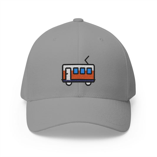 Railway Car Emoji Grey Cap – Premium by Capmoji