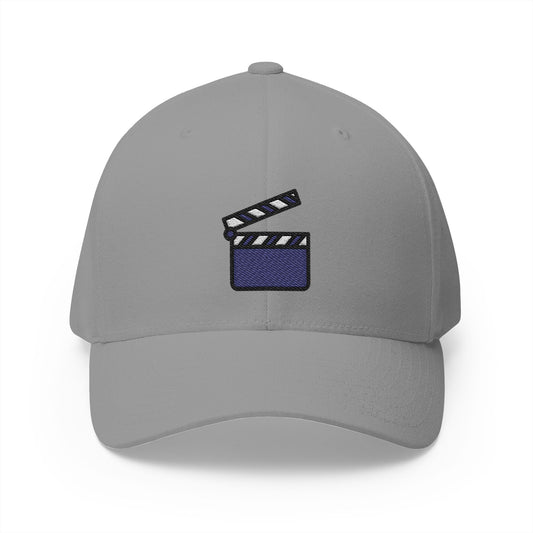 Clapper Board Emoji Grey Cap – Premium by Capmoji