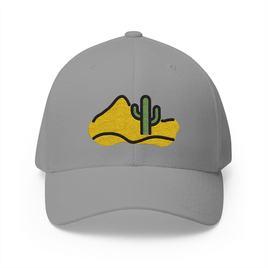 Desert Emoji Grey Cap – Premium by Capmoji