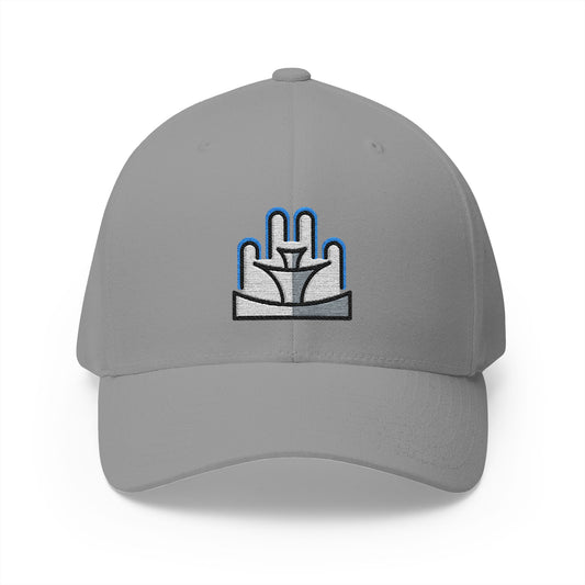 Fountain Emoji Grey Cap – Premium by Capmoji
