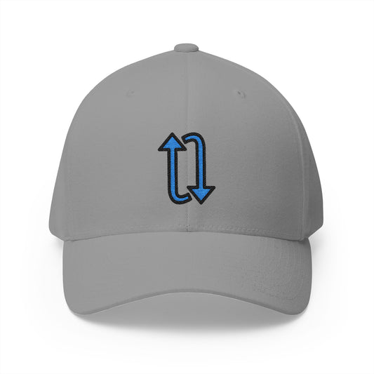 Clockwise Vertical Arrows Emoji Grey Cap – Premium by Capmoji