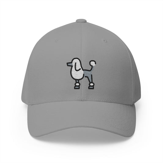 Poodle Emoji Grey Cap – Premium by Capmoji