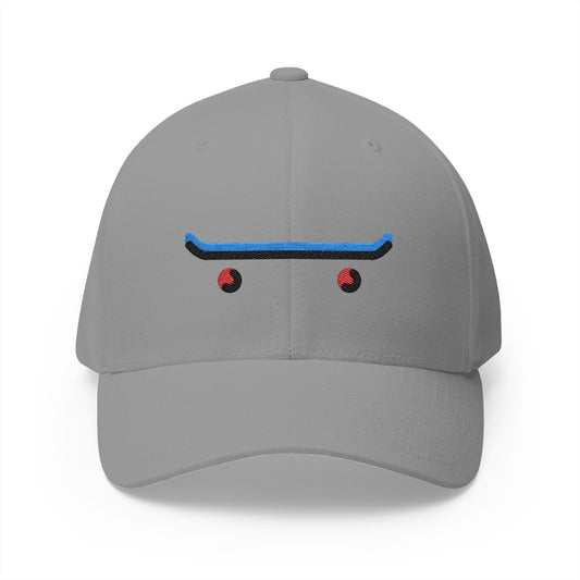 Skateboard Emoji Grey Cap – Premium by Capmoji