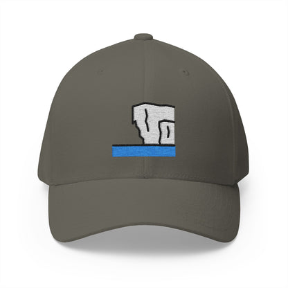 Ice Shelf Emoji Olive Cap – Premium by Capmoji