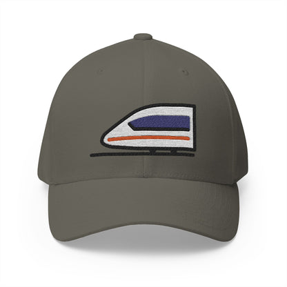 Bullet Train Emoji Olive Cap – Premium by Capmoji