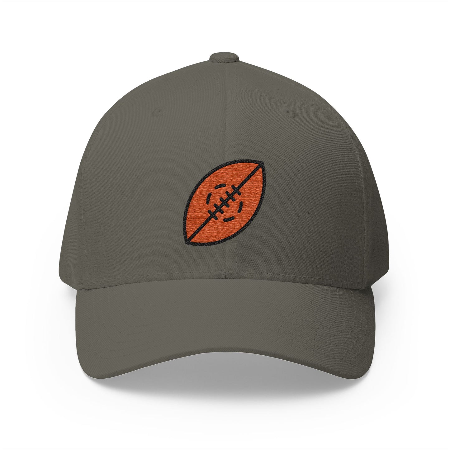 Rugby Football Emoji Olive Cap – Premium by Capmoji