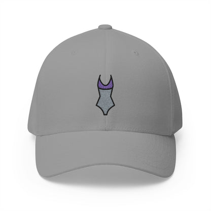 One-Piece Swimsuit Emoji Grey Cap – Premium by Capmoji