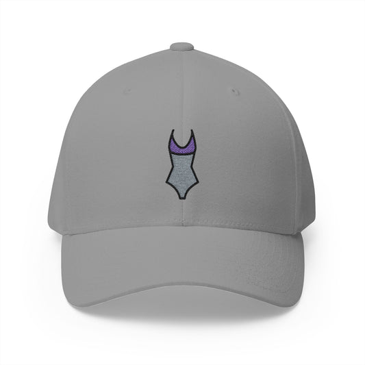 One-Piece Swimsuit Emoji Grey Cap – Premium by Capmoji