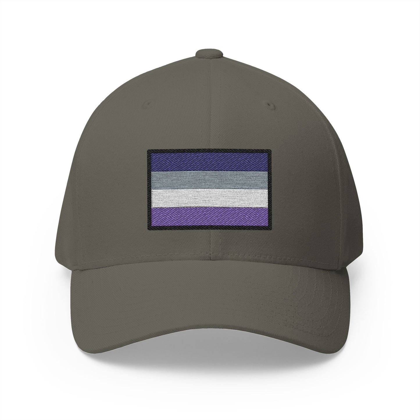 Asexual Emoji Olive Cap – Premium by Capmoji