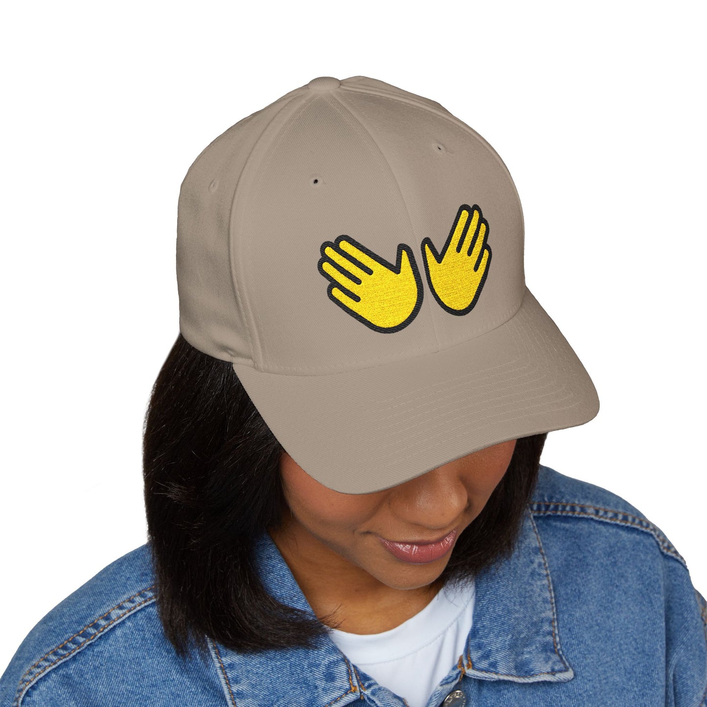Open Hands Emoji Cap – Premium by Capmoji