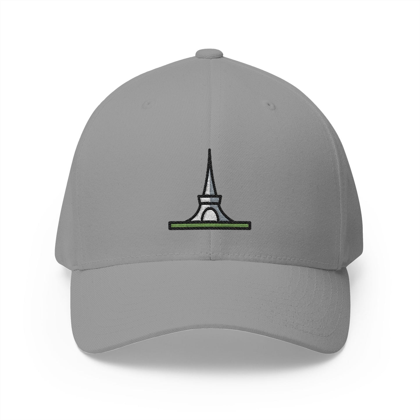 Eiffel Tower Emoji Grey Cap – Premium by Capmoji