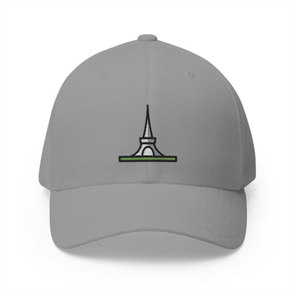 Eiffel Tower Emoji Grey Cap – Premium by Capmoji