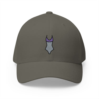 One-Piece Swimsuit Emoji Olive Cap – Premium by Capmoji