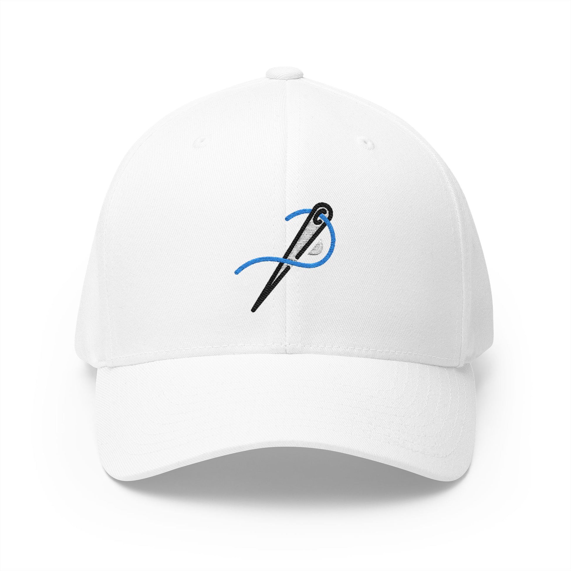 Sewing Needle Emoji White Cap – Premium by Capmoji