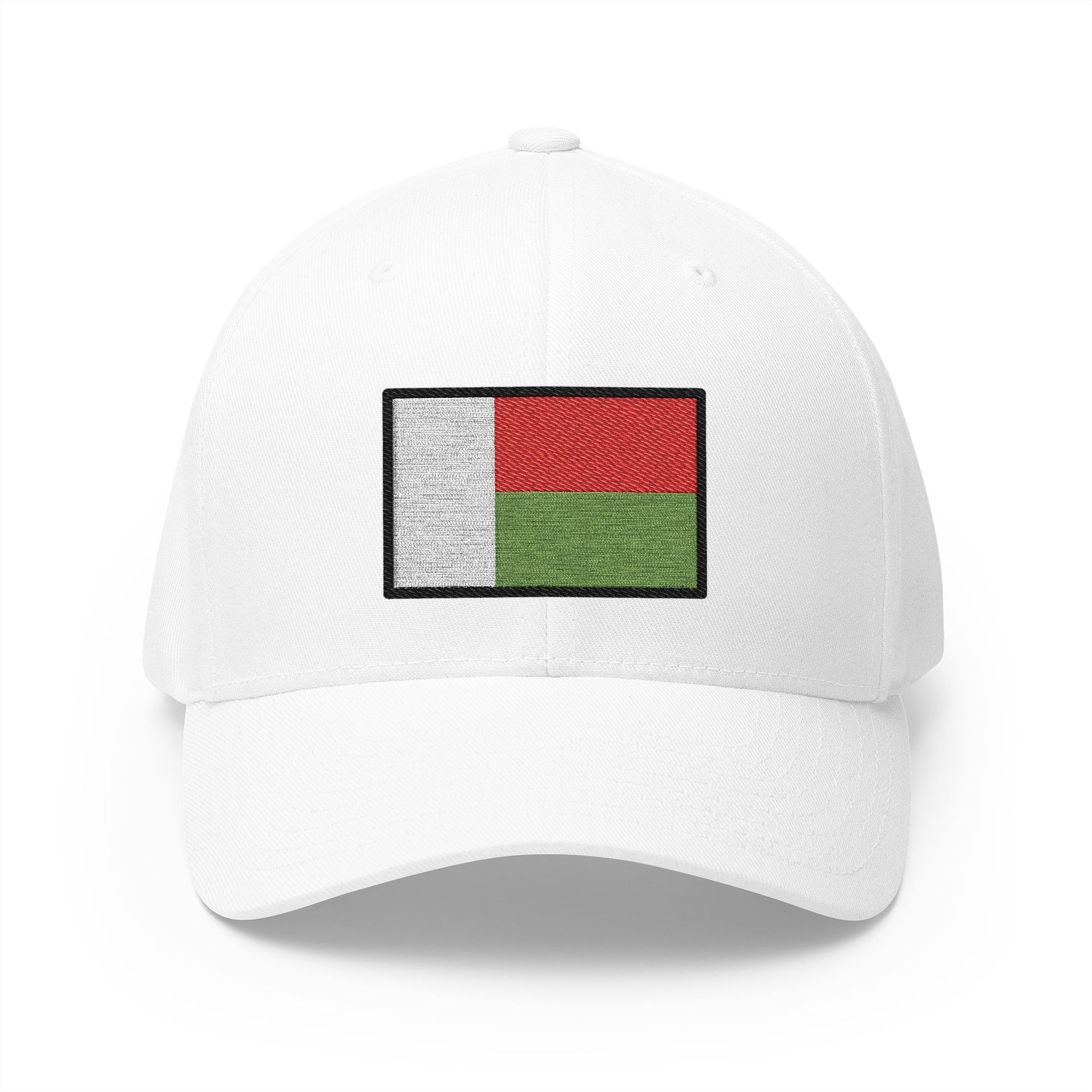 Flag: Madagascar Emoji White Cap – Premium by Capmoji