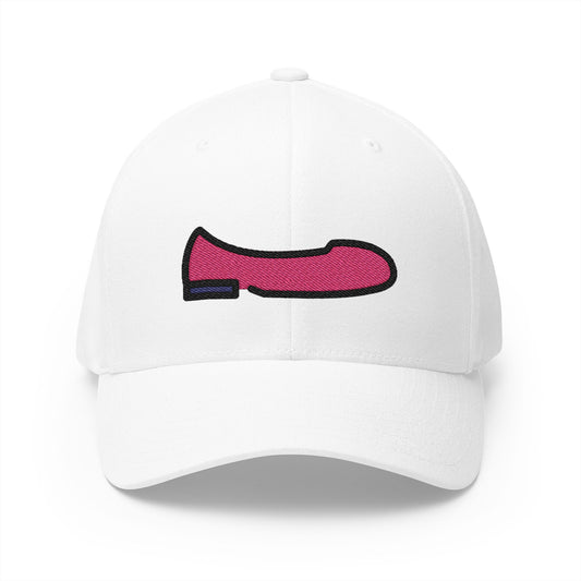 Flat Shoe Emoji White Cap – Premium by Capmoji