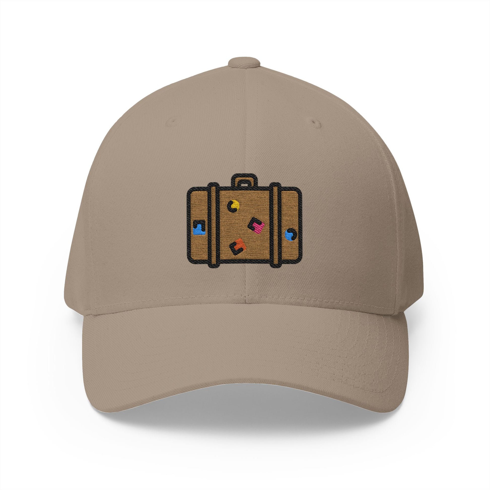 Luggage Emoji Khaki Cap – Premium by Capmoji
