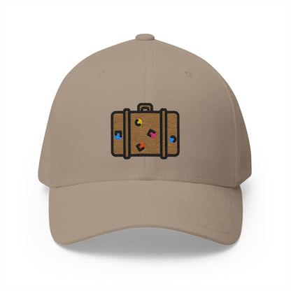 Luggage Emoji Khaki Cap – Premium by Capmoji
