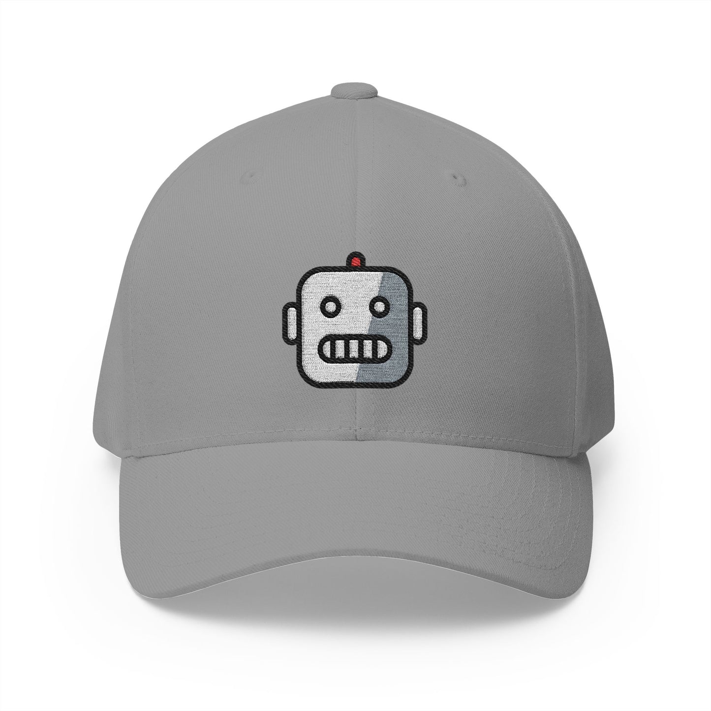 Robot Emoji Grey Cap – Premium by Capmoji