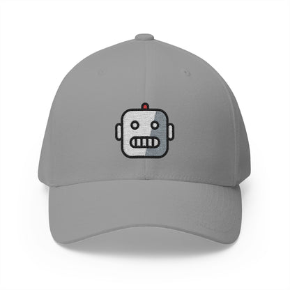 Robot Emoji Grey Cap – Premium by Capmoji
