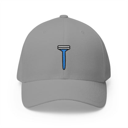Razor Emoji Grey Cap – Premium by Capmoji