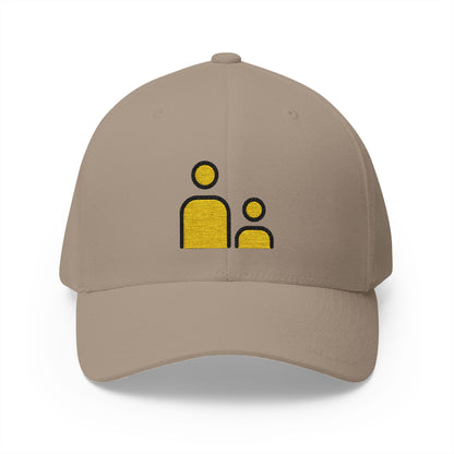 Family: Adult, Child Emoji Khaki Cap – Premium by Capmoji