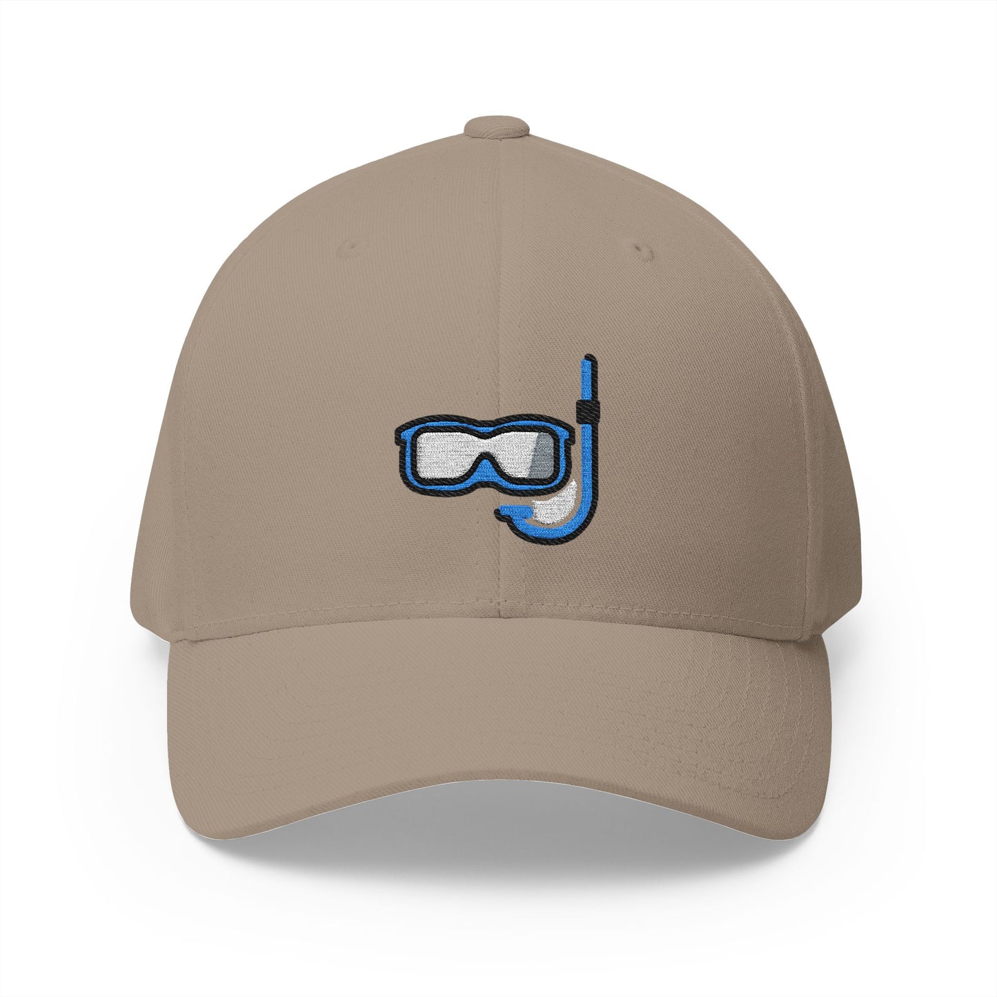Diving Mask Emoji Khaki Cap – Premium by Capmoji