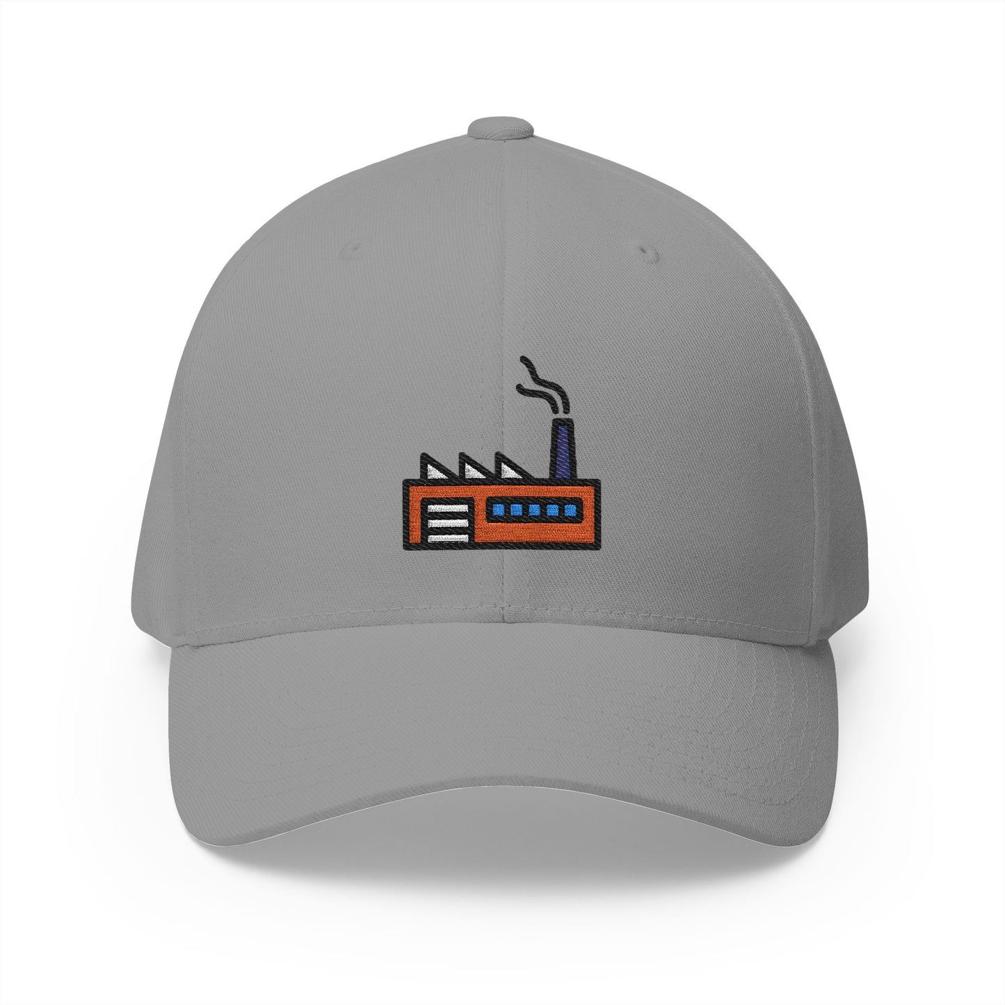 Factory Emoji Grey Cap – Premium by Capmoji