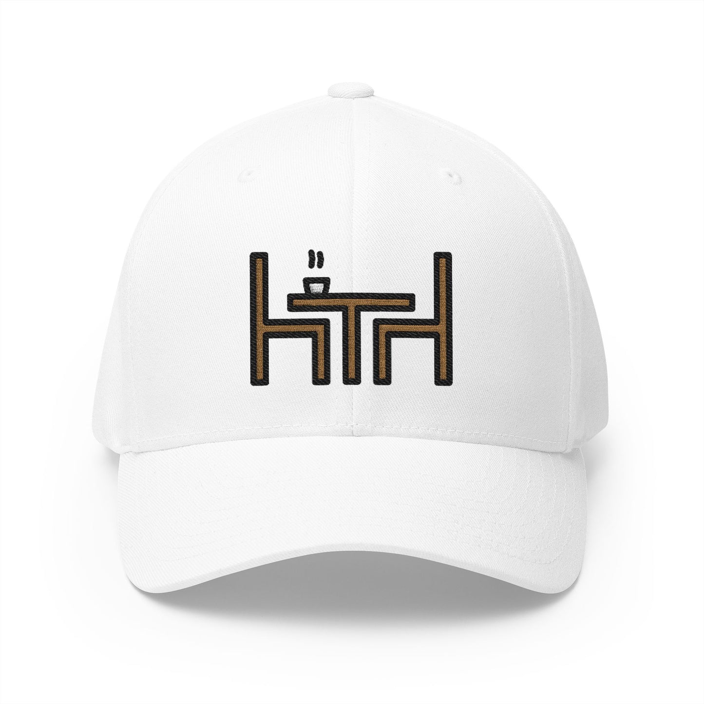 Cafeteria Emoji White Cap – Premium by Capmoji