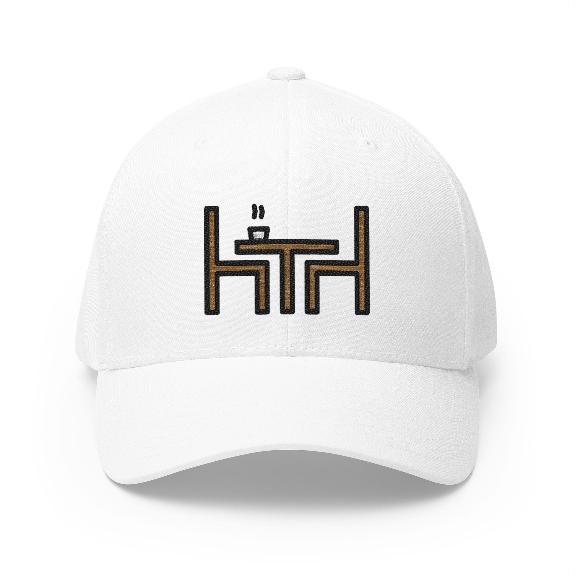 Cafeteria Emoji White Cap – Premium by Capmoji