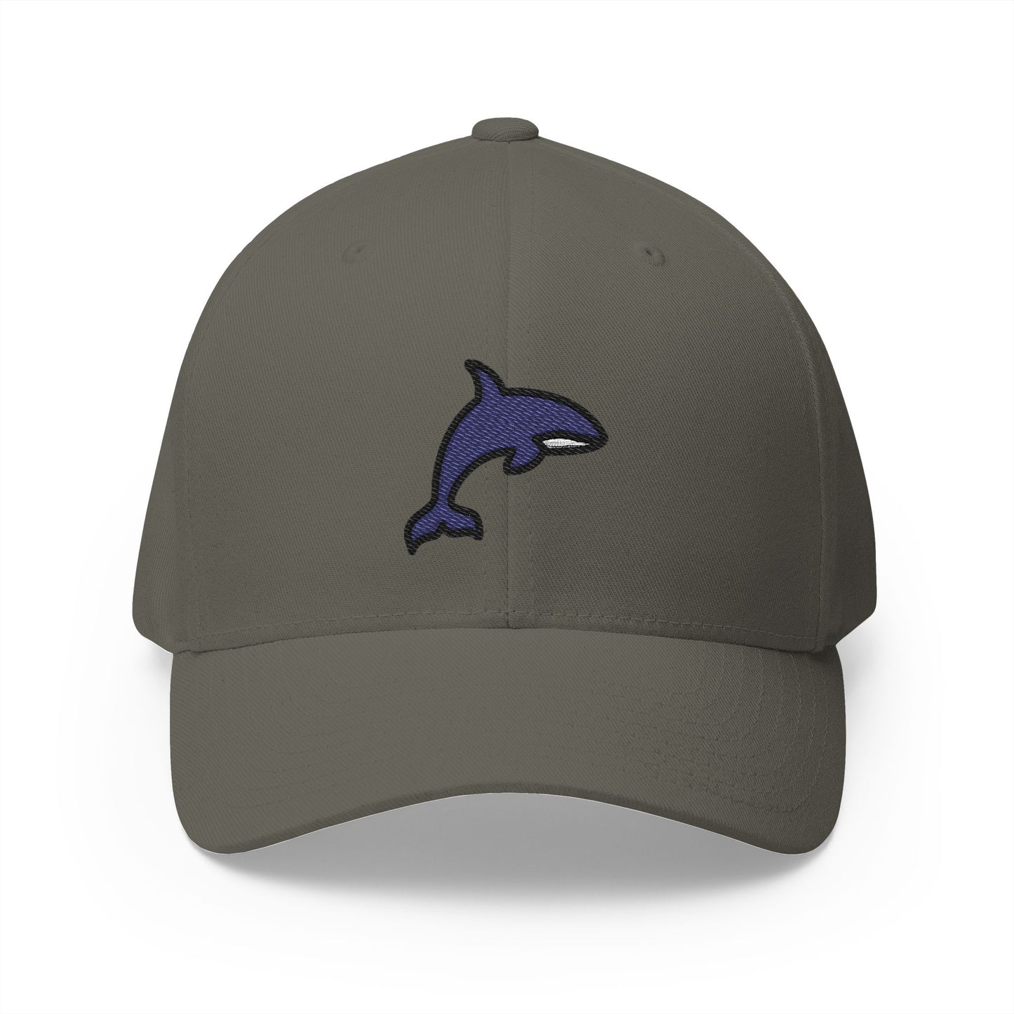 Orca Emoji Olive Cap – Premium by Capmoji