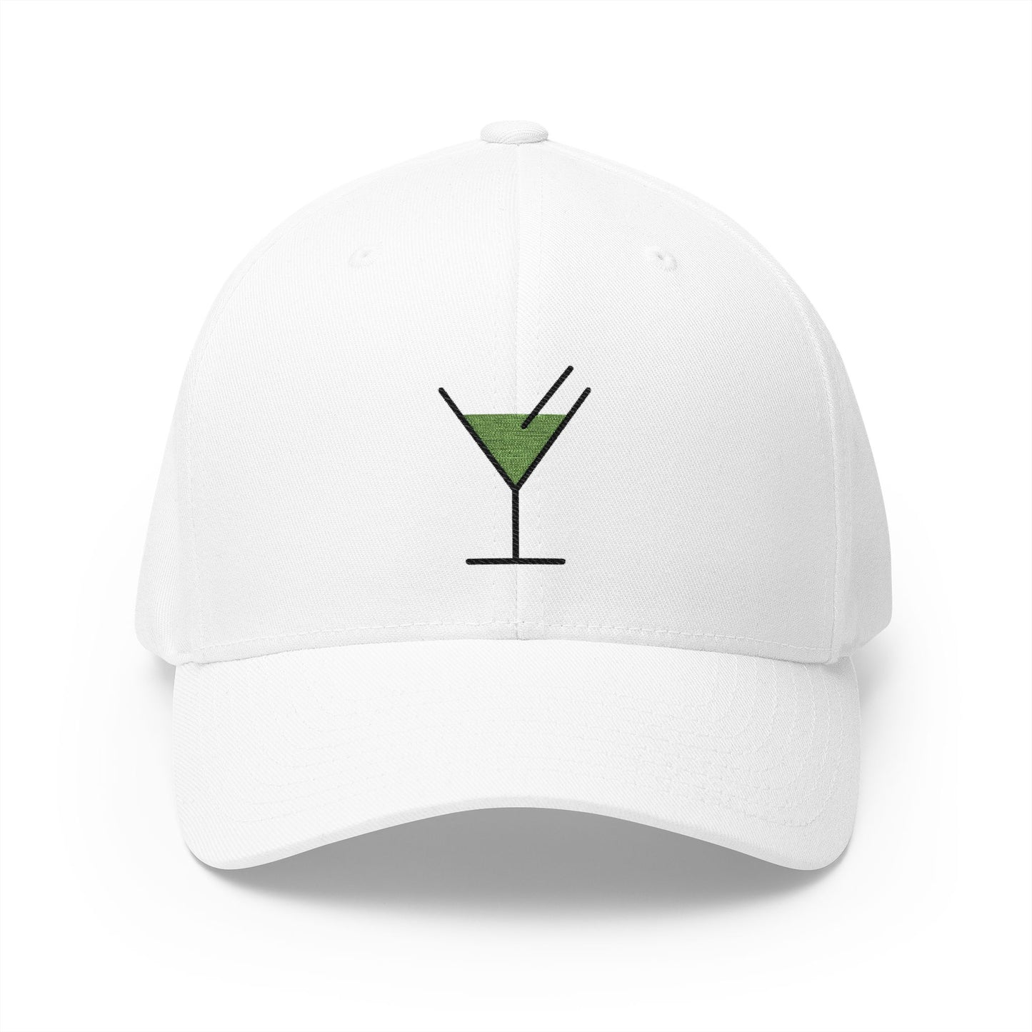 Cocktail Glass Emoji White Cap – Premium by Capmoji