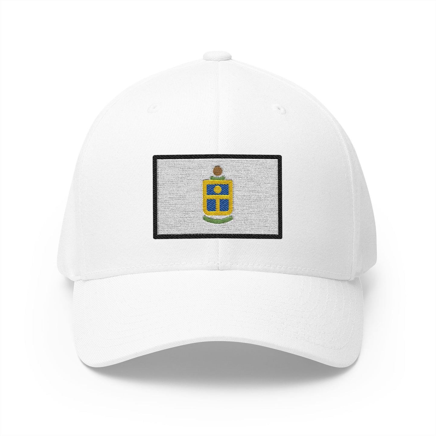 Queretaro Flag Emoji White Cap – Premium by Capmoji