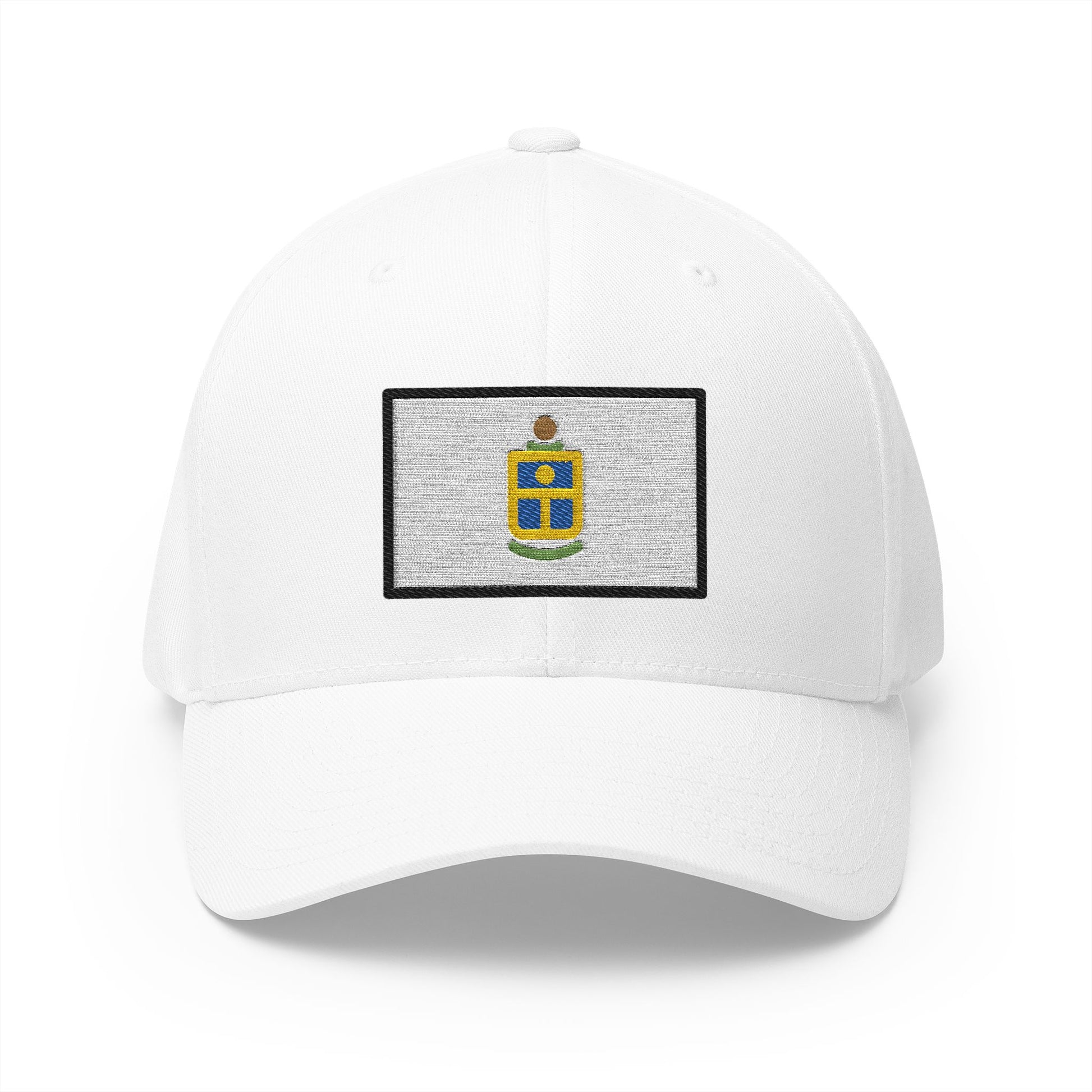Queretaro Flag Emoji White Cap – Premium by Capmoji