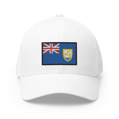 Flag: Anguilla Emoji White Cap – Premium by Capmoji