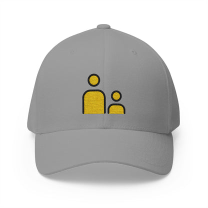 Family: Adult, Child Emoji Grey Cap – Premium by Capmoji
