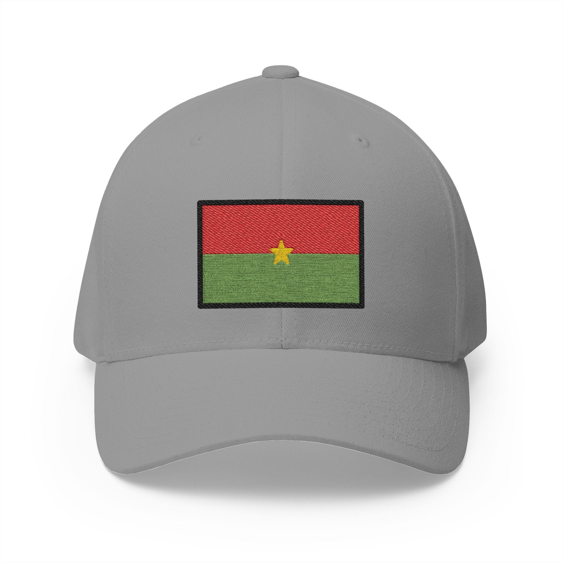 Flag: Burkina Faso Emoji Grey Cap – Premium by Capmoji