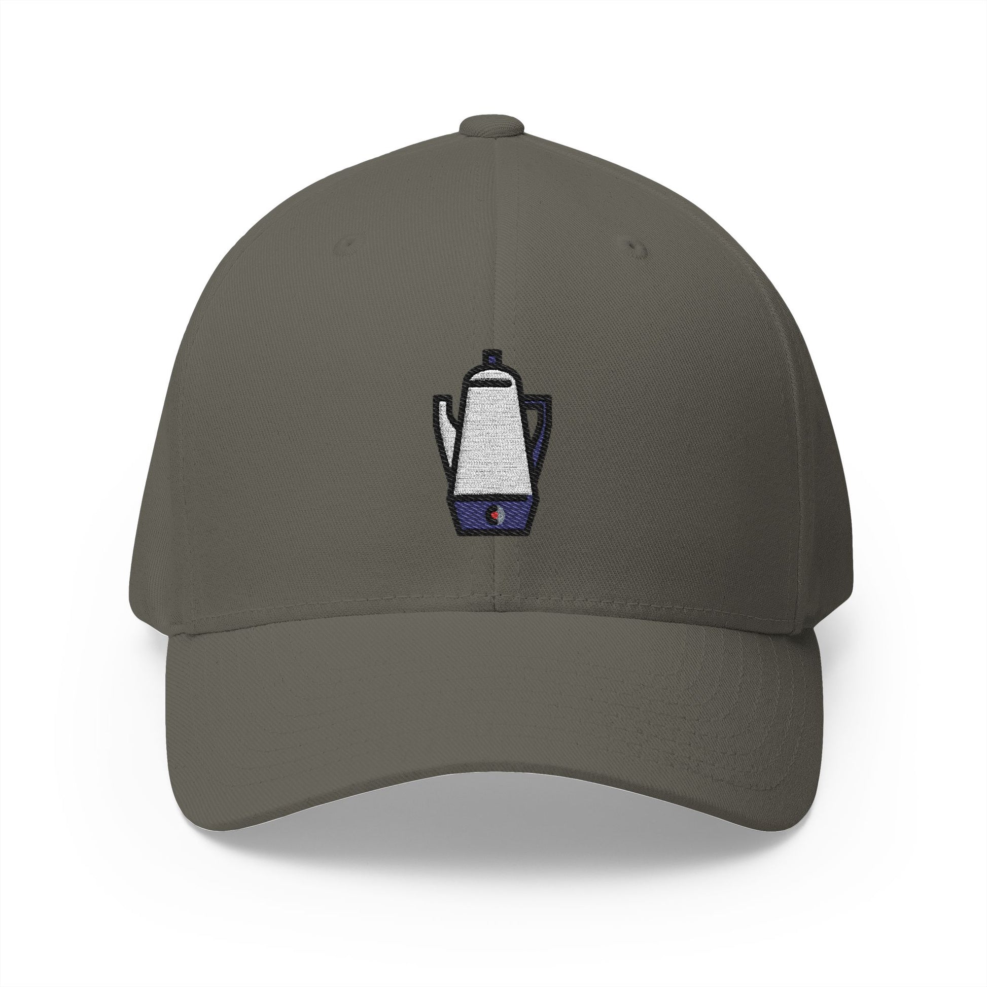 Electric Coffee Percolator Emoji Olive Cap – Premium by Capmoji