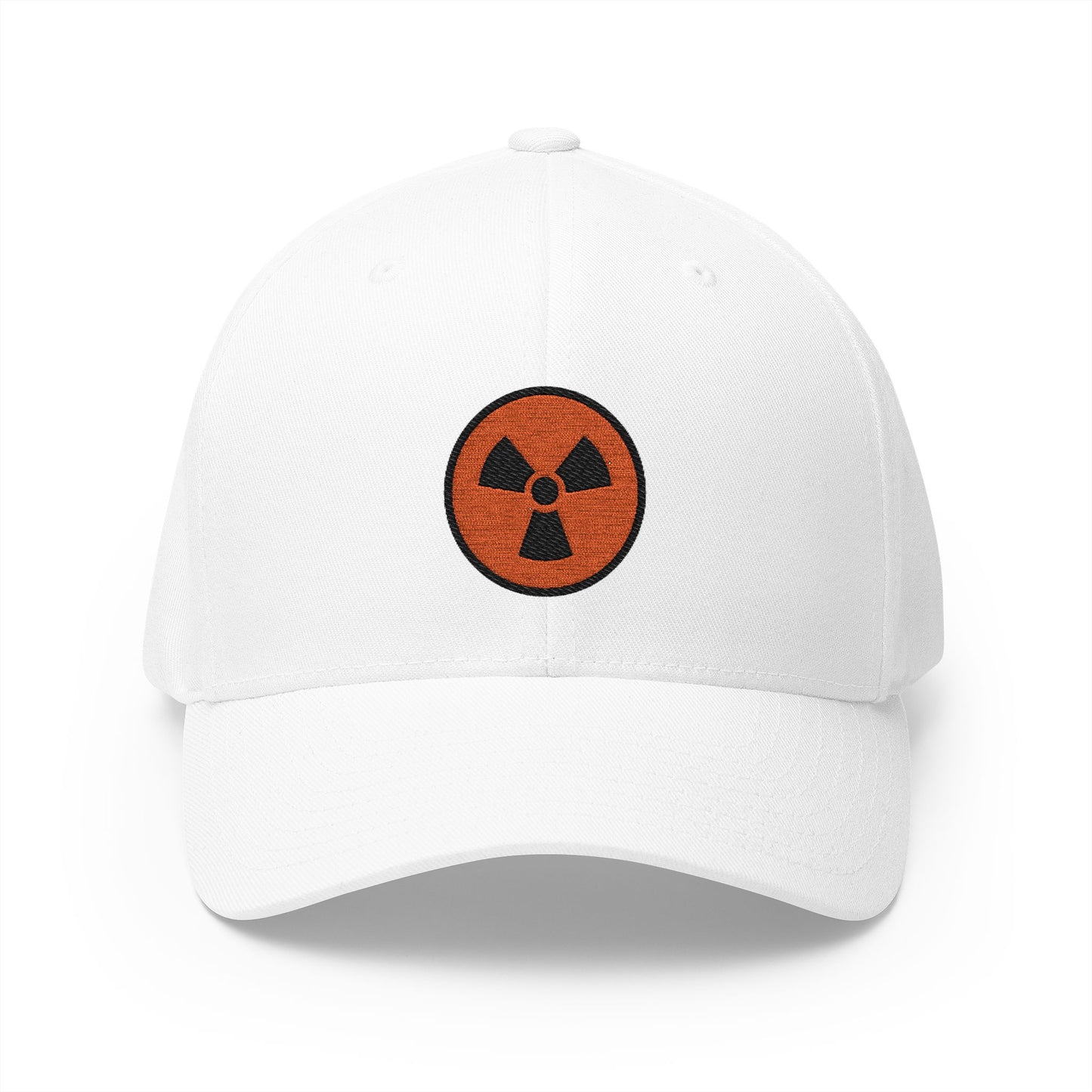 Radioactive Emoji White Cap – Premium by Capmoji