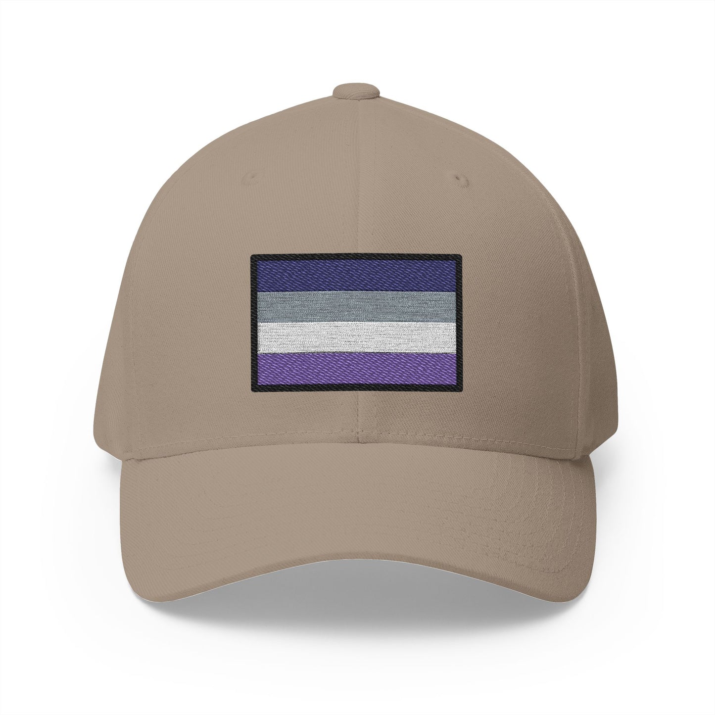 Asexual Emoji Khaki Cap – Premium by Capmoji