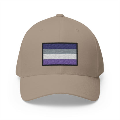 Asexual Emoji Khaki Cap – Premium by Capmoji