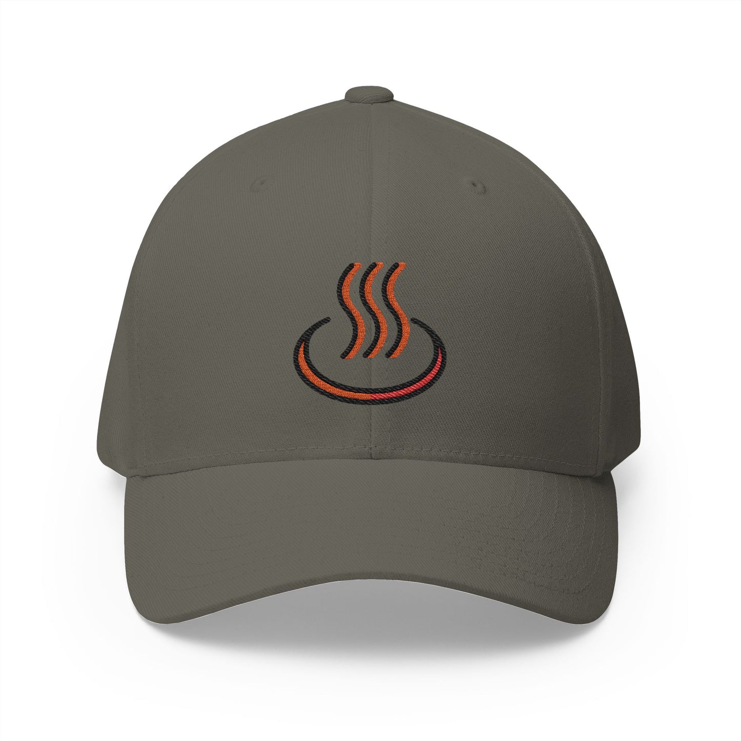 Hot Springs Emoji Olive Cap – Premium by Capmoji