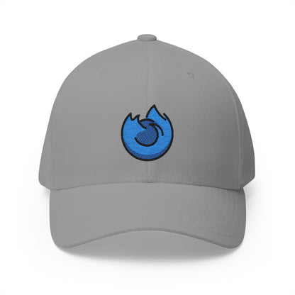 Firefox Developer Emoji Grey Cap – Premium by Capmoji