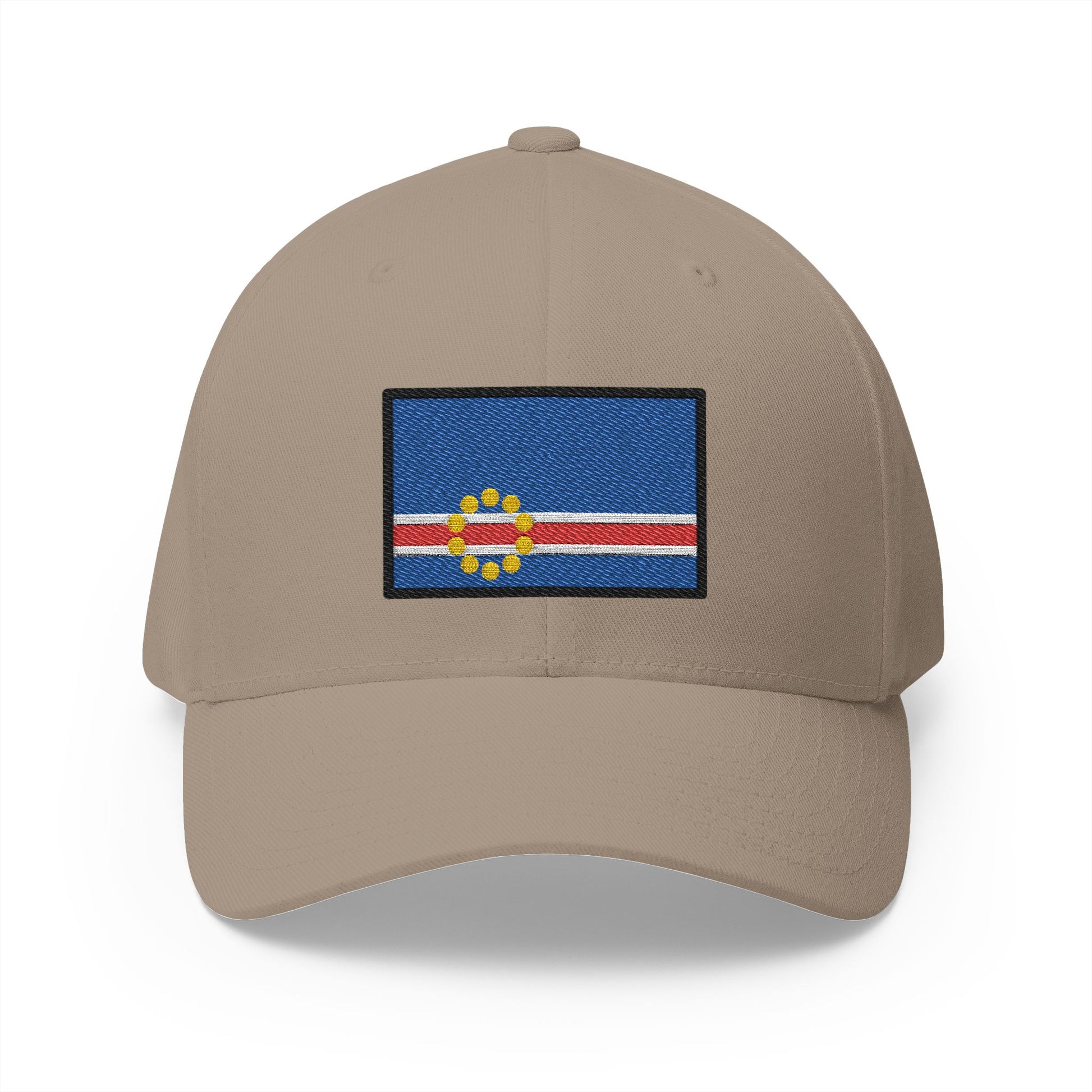 Flag: Cape Verde Emoji Khaki Cap – Premium by Capmoji