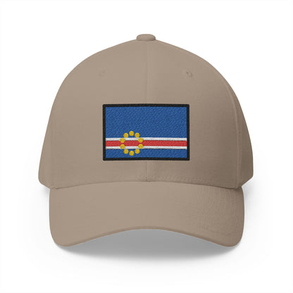 Flag: Cape Verde Emoji Khaki Cap – Premium by Capmoji