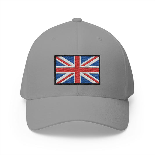 Flag: United Kingdom Emoji Grey Cap – Premium by Capmoji