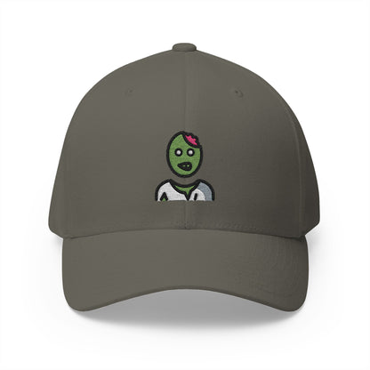 Zombie Emoji Olive Cap – Premium by Capmoji